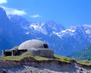 The regime of Enver Hoxha had 750,000 bunkers constructed in Albania to defend the country 