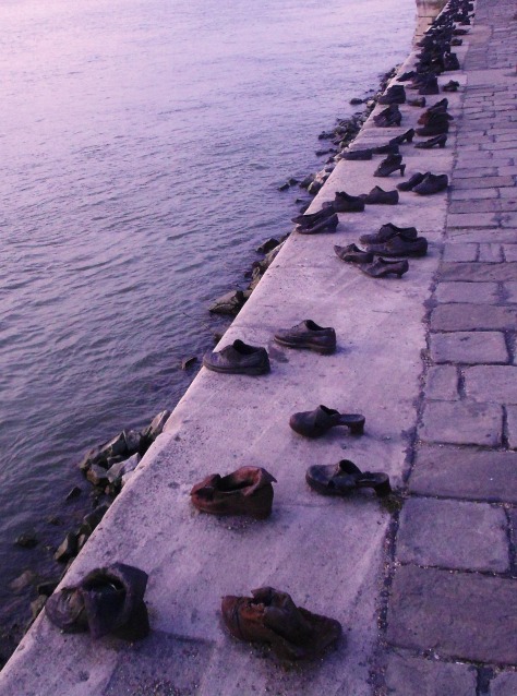 Shoes on the Danube Bank Memorial in Budapest