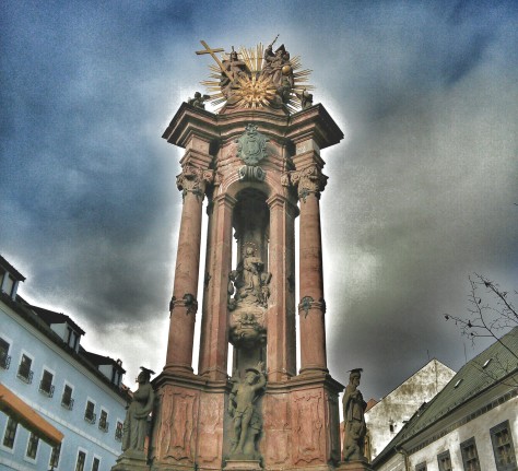 The Baroque Plague Column in Namestie sv Trojice (Holy Trinity Square)