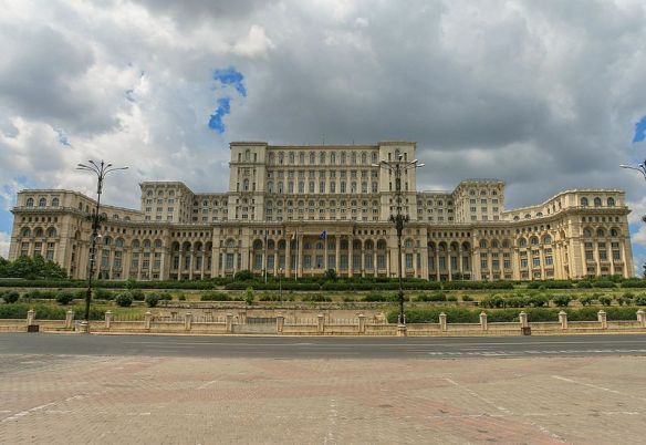 Palace of the Parliament In Bucharest, Romania 
