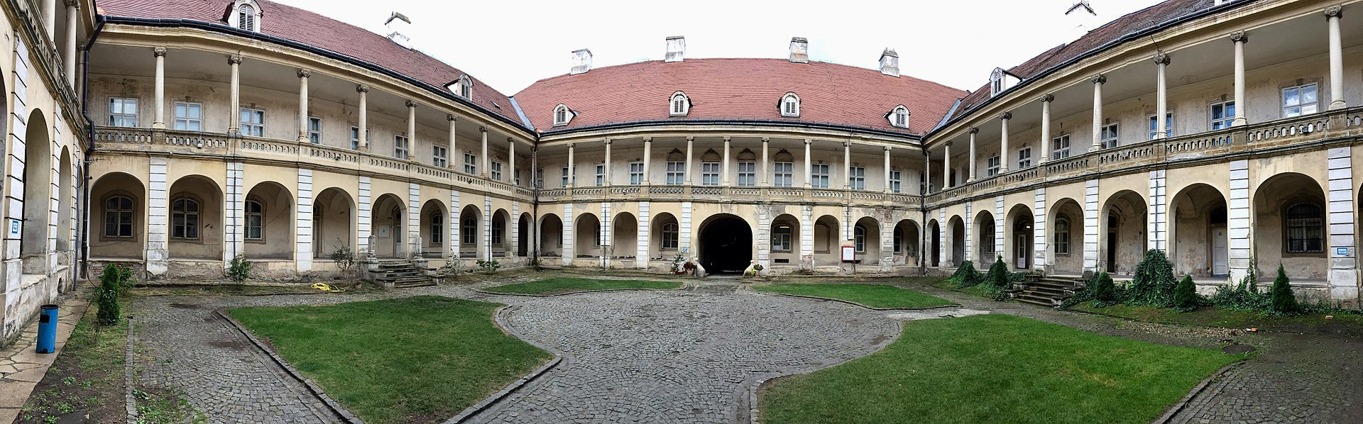 Changing Spaces - Courtyard of the Banffy Palace Art Museum of Cluj
